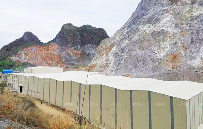 中譽(yù)鼎力承建桂林市金山化工年產(chǎn)500萬(wàn)噸石灰石砂石骨料生產(chǎn)線成功試運(yùn)行