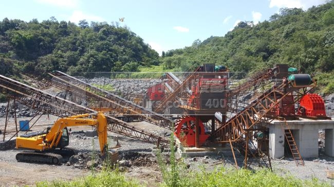 制砂機使用現場