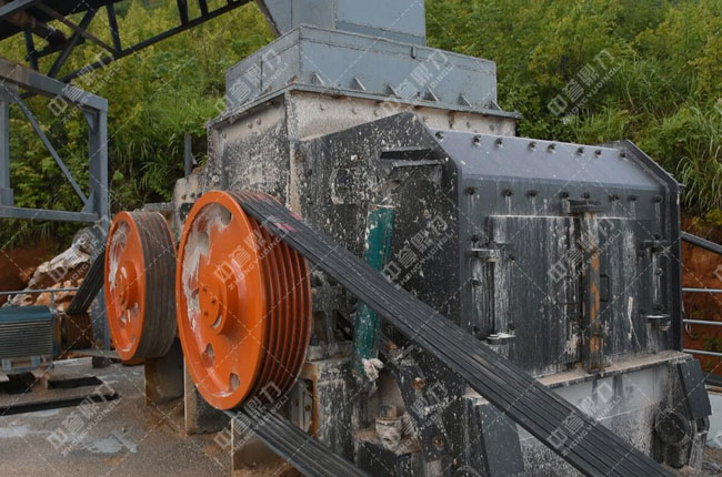 制砂機工作現場