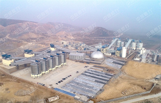 萬有石料廠生產線航拍圖