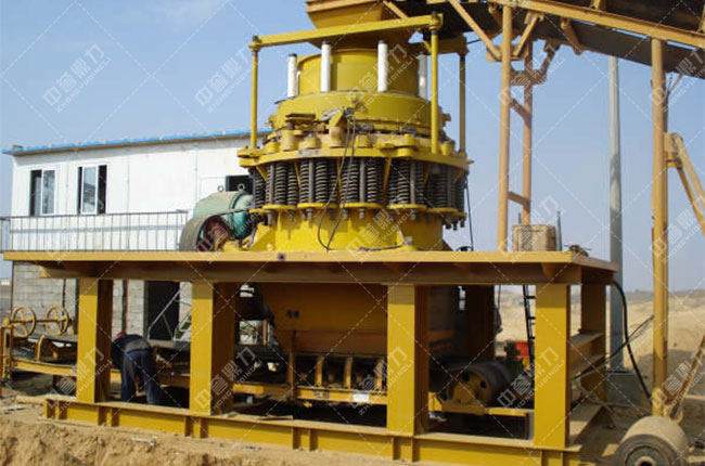 圓錐式打石頭機