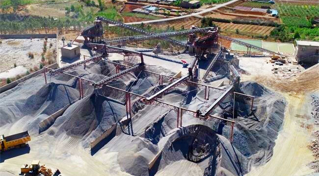 干式制沙生產(chǎn)線現(xiàn)場